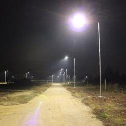 Street lighting in Fertőszentmiklós